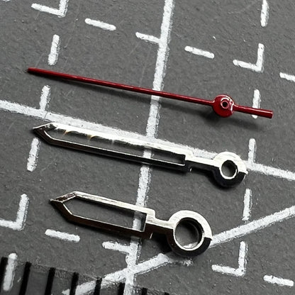 Jeu d'aiguilles de montre argentées pour mouvement Miyota 2035, longueur 12 mm/10 mm/7 mm, n° 1292