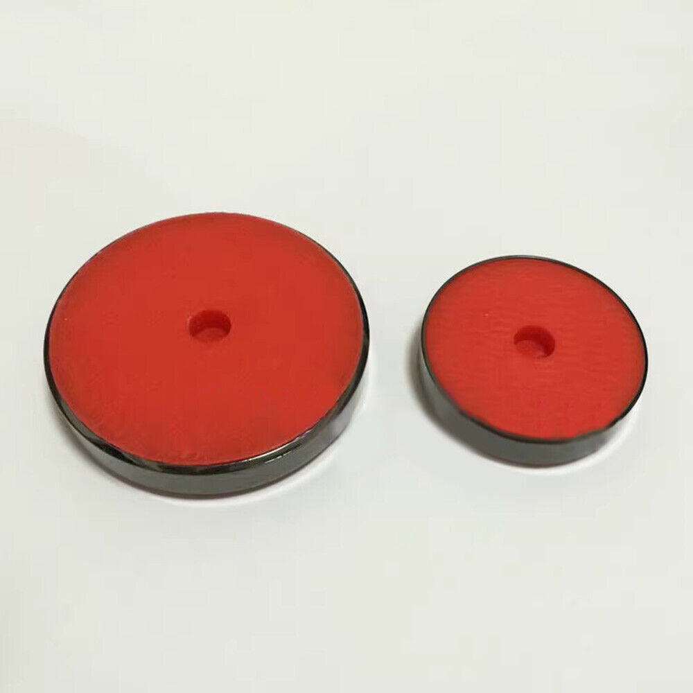 Red silicone watch casing cushion, 75/50mm, ideal for secure watch repairs and maintenance.