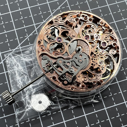 Carved Hollow Hand Winding Mechanical Movement ST3600 6497 Manuell