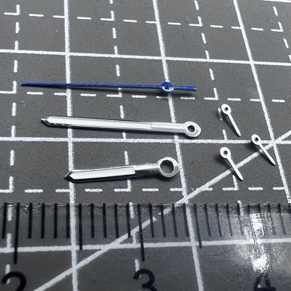 14mm Sekundenzeiger Set Blau Silber Grün Leuchtzeiger für Miyota JS15 Uhrwerk