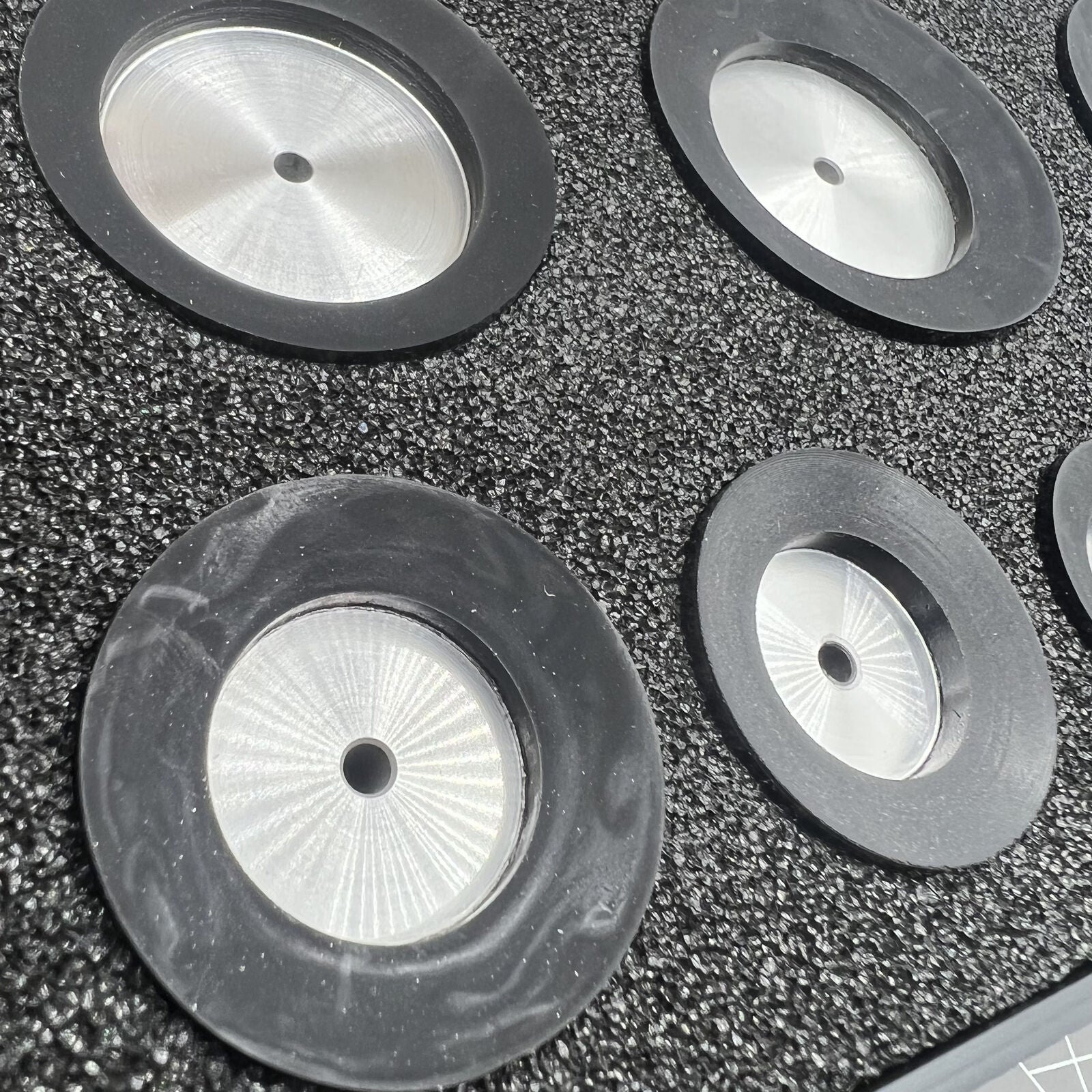 Swiss Bergeon 5700-52 soft upper dies with round heads, precision adiprene for delicate watchmaking tasks.