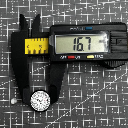 2 Stück Sunon SL25 Uhrwerk mit Datums und Wochentagsanzeige Quarz Uhrwerk