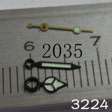 NO.3224 Luminous Set of Watch Hands for Miyota 2035 Movement