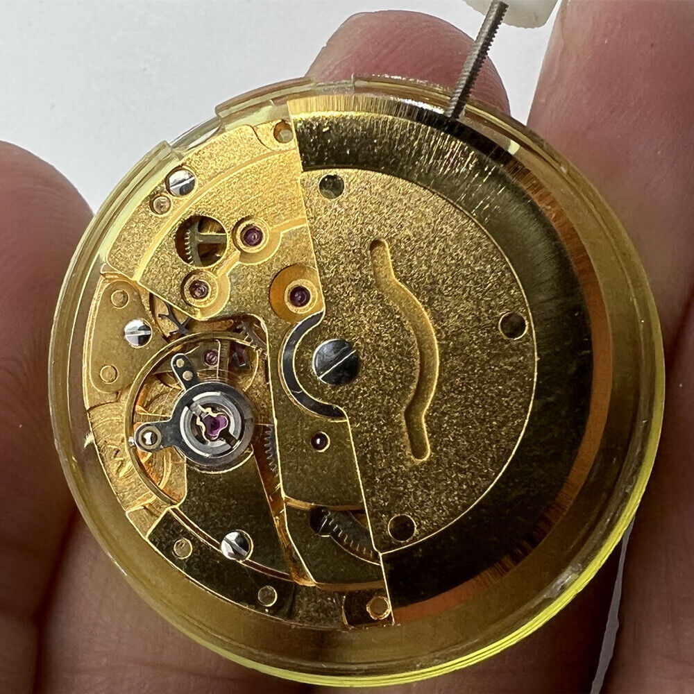 Golden DG2813 automatic mechanical watch movement showing day and date display for watch accessories.
