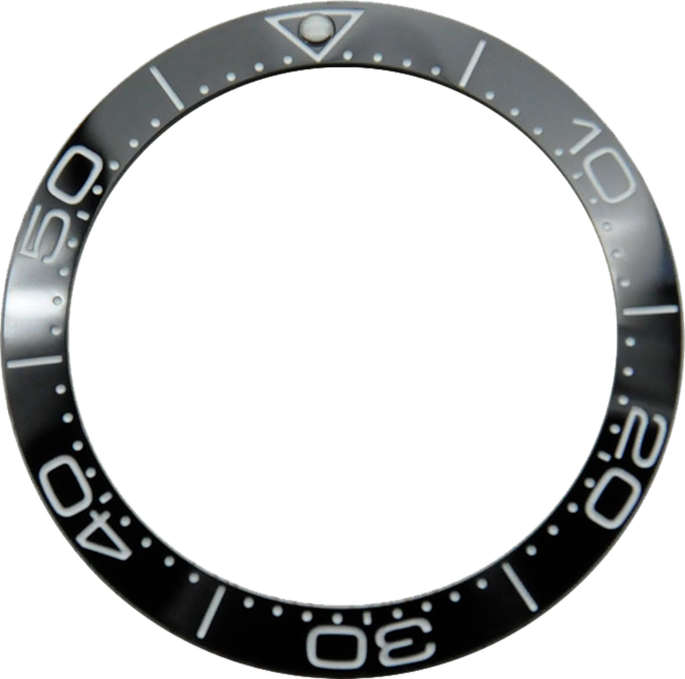 38 mm Uhrenring, Keramik-Lünetteneinsatzring für GMT-Uhr, 40 mm Gehäuse