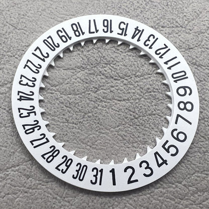 2 PIECES White Date Disk Wheel Date Wheel Date At 6 Fit for Movement NH35 NH36