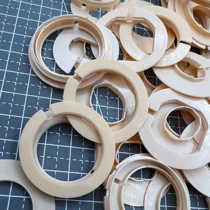 Ensemble de 54 pièces 27 tailles de ligne, entretoise de boîtier de mouvement, support de bague de boîtier #AC-676