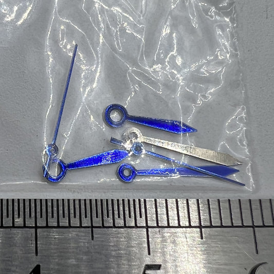 Aiguilles de montre bleues 11 mm en forme de flèche sans luminescence pour mouvement à quartz Miyota 2035 #11
