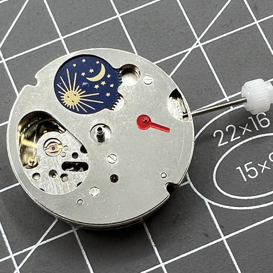 Dandong Small Second@6 watch accessory showcasing automatic mechanical movement details.