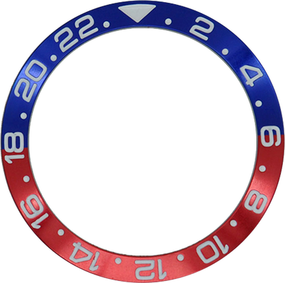 38 mm Uhrenring, Keramik-Lünetteneinsatzring für GMT-Uhr, 40 mm Gehäuse