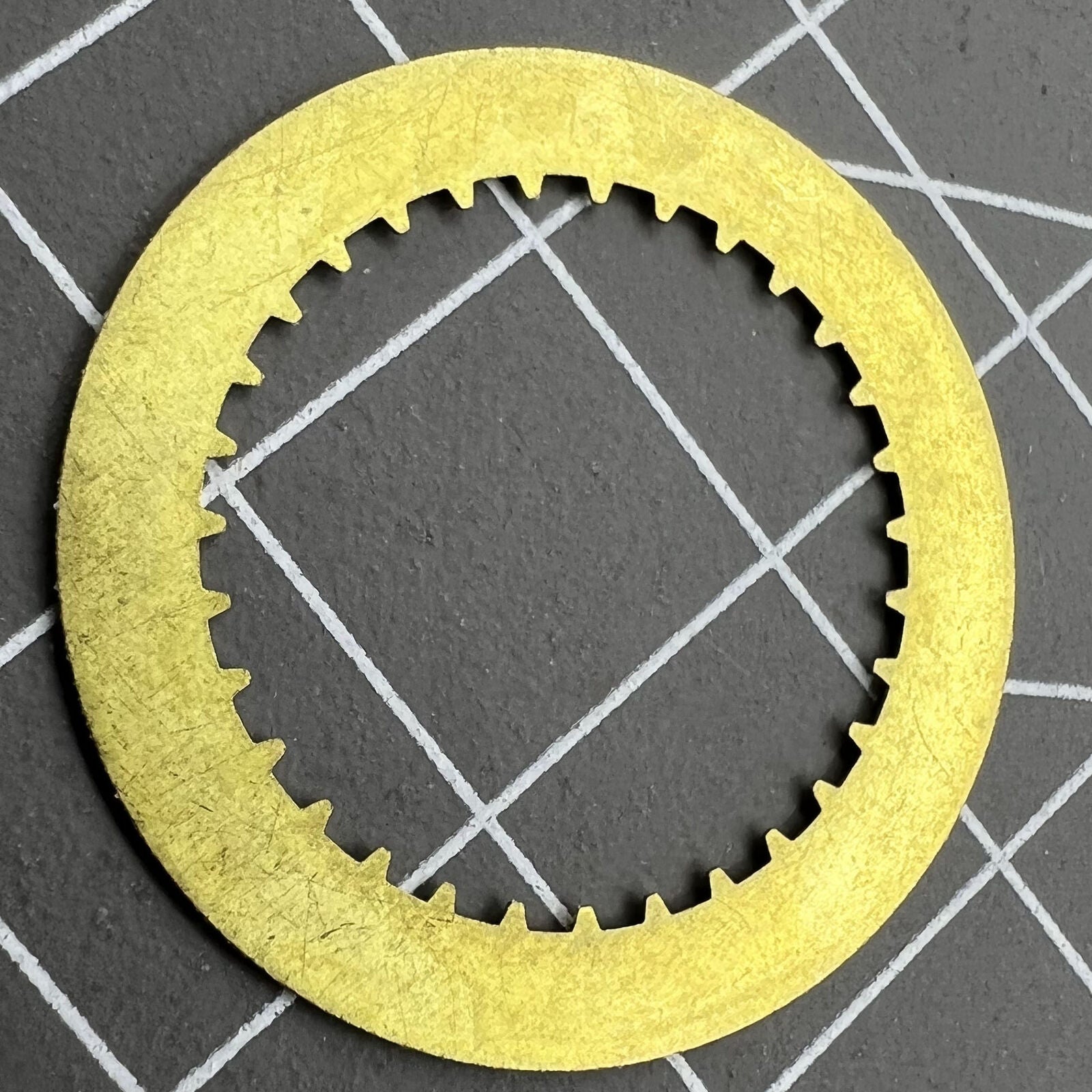 Black date disk wheel for China Made 7750 watch movement displaying date at 3 o'clock position, precision gear part.