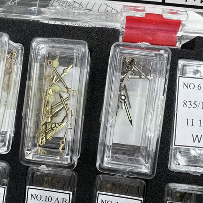 Luminous Date Just style watch hands by Sub Style, perfect for Chinese movement repairs.