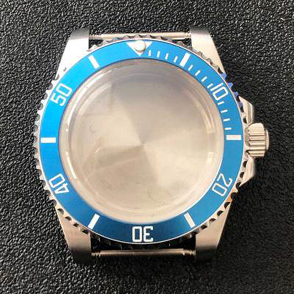 316L Edelstahl Uhrengehäuse SUB Convex Saphirglas 40mm Für NH35/NH36 