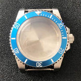 316L Stainless Steel Watch Case SUB Convex Sapphire Glass 40mm For NH35/NH36