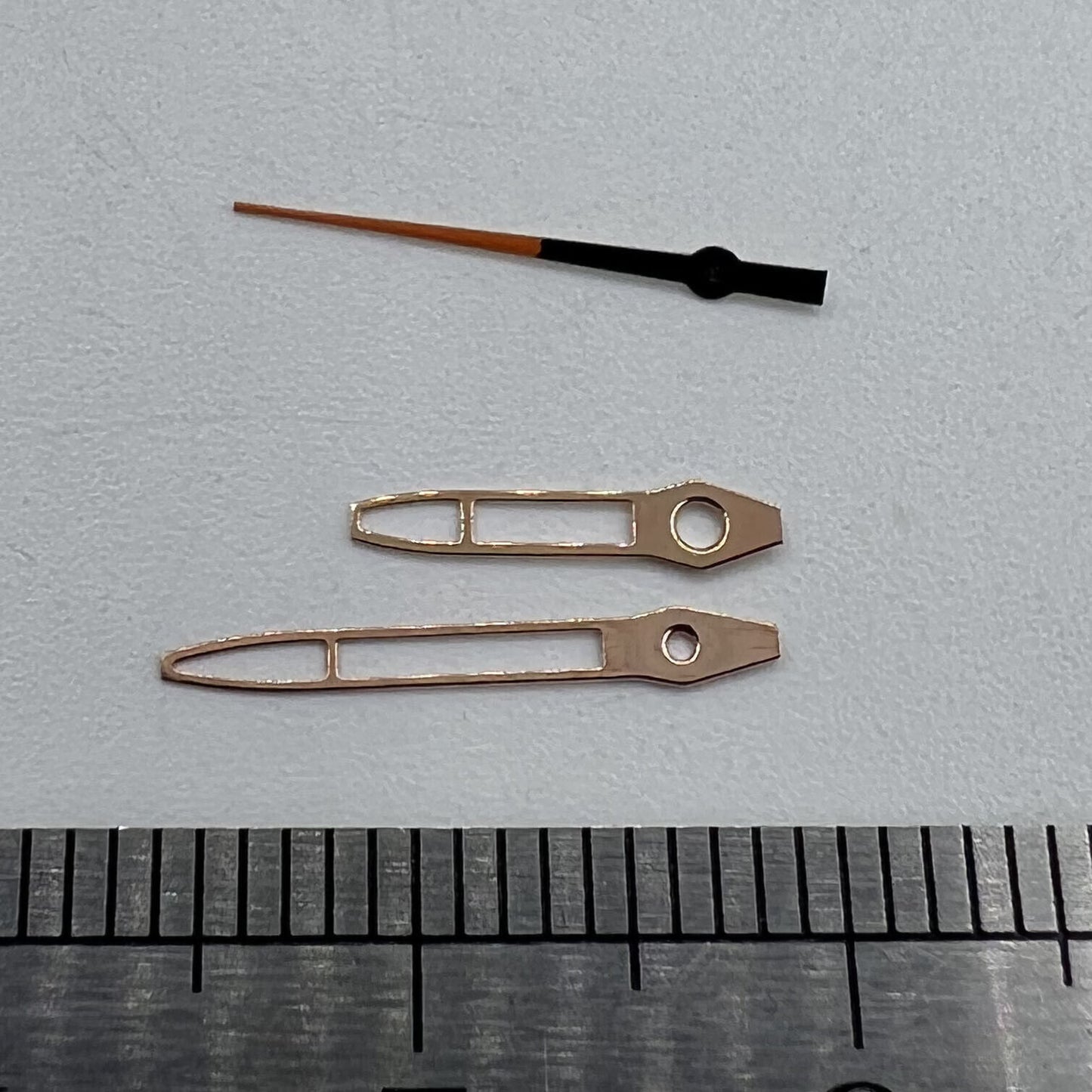Aiguilles de montre creuses 13 mm avec garniture dorée rose pour Miyota 2315 2035 2036 2115 2305