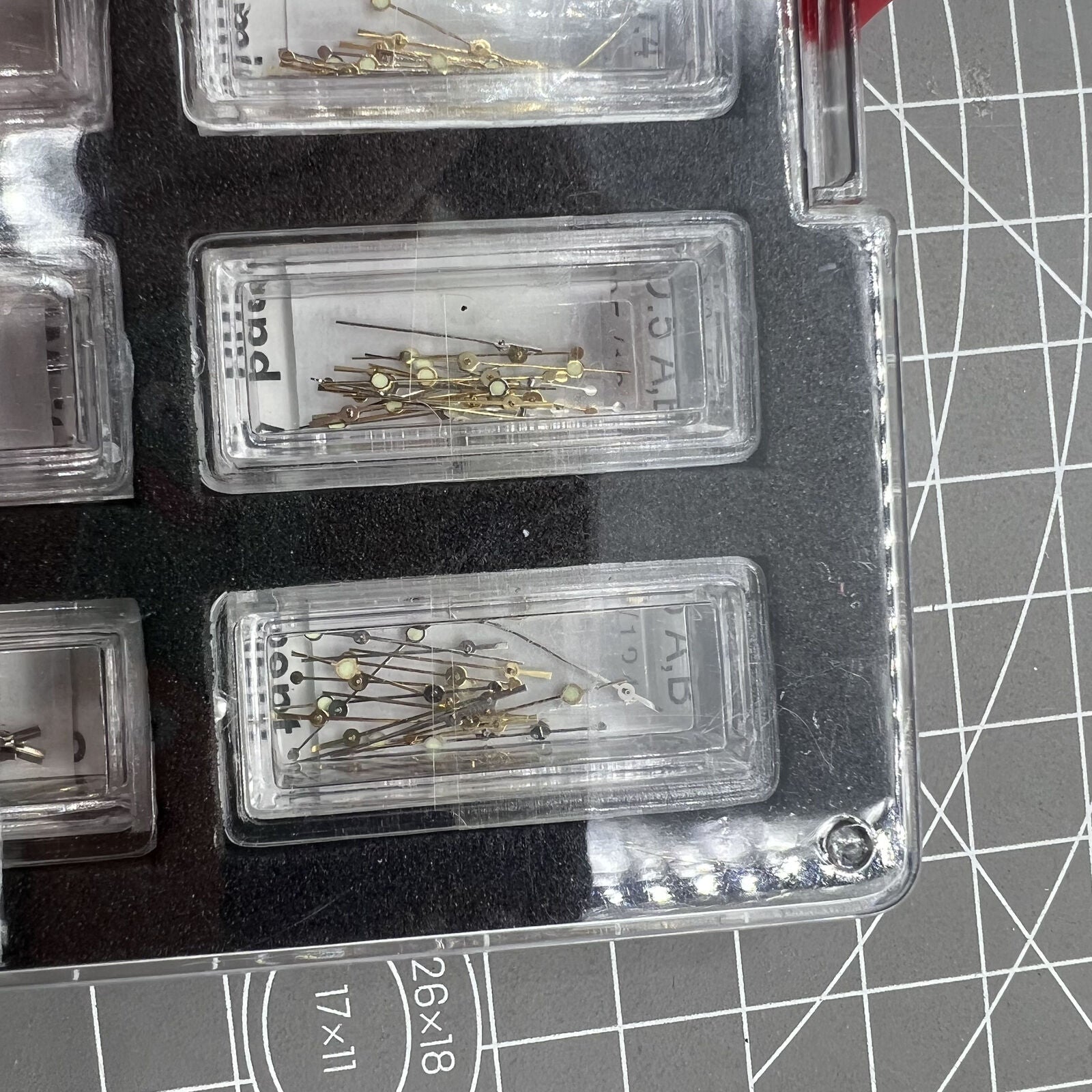 Luminous Date Just style watch hands for Chinese movement by Sub Style, perfect for precise repairs.