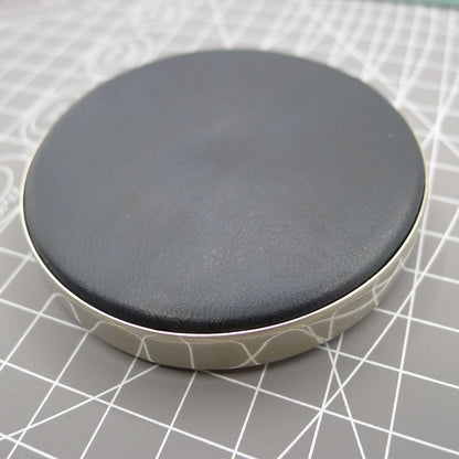 Horotec MSA09.304 case cushion with chromed metallic ring, 75mm diameter, 13mm height for watch support.