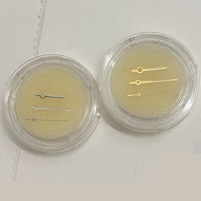 Golden and silver green luminous watch hands for ETA 2892, 2836, 2824 movements by Generic, enhancing visibility and style.