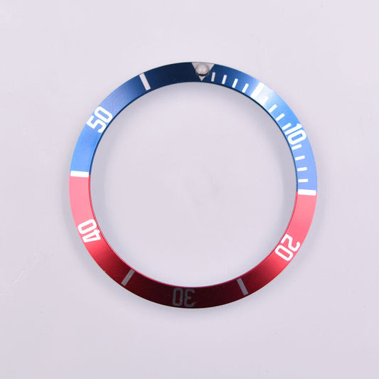 39,5 mm Aluminium-Lünetteneinsatz für Taucheruhren, passend für automatische SUB/GMT-Uhren