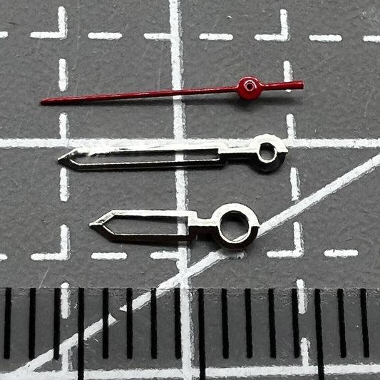 Jeu d'aiguilles de montre argentées pour mouvement Miyota 2035, longueur 12 mm/10 mm/7 mm, n° 1292
