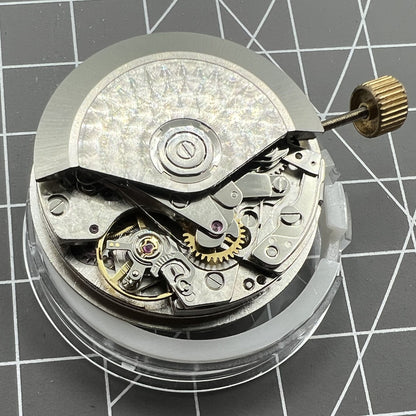 ETA Brand #7750 automatic chronograph watch movement featuring subdials at 3, 6, and 9 o'clock for precise timekeeping.