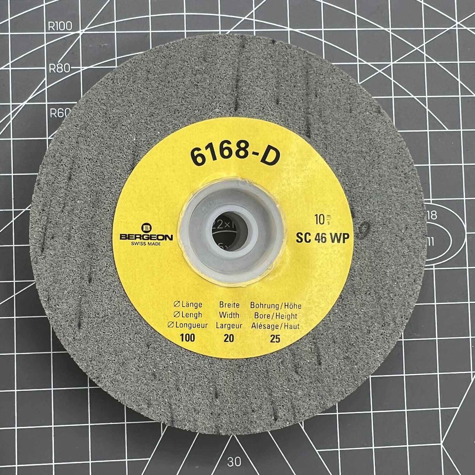 Swiss Made Bergeon 6168-D coarse Artifex wheel for precise watch accessory repairs and adjustments.