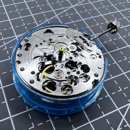 Automatisches mechanisches Uhrwerk Tianjin ST16 Silber Hollow