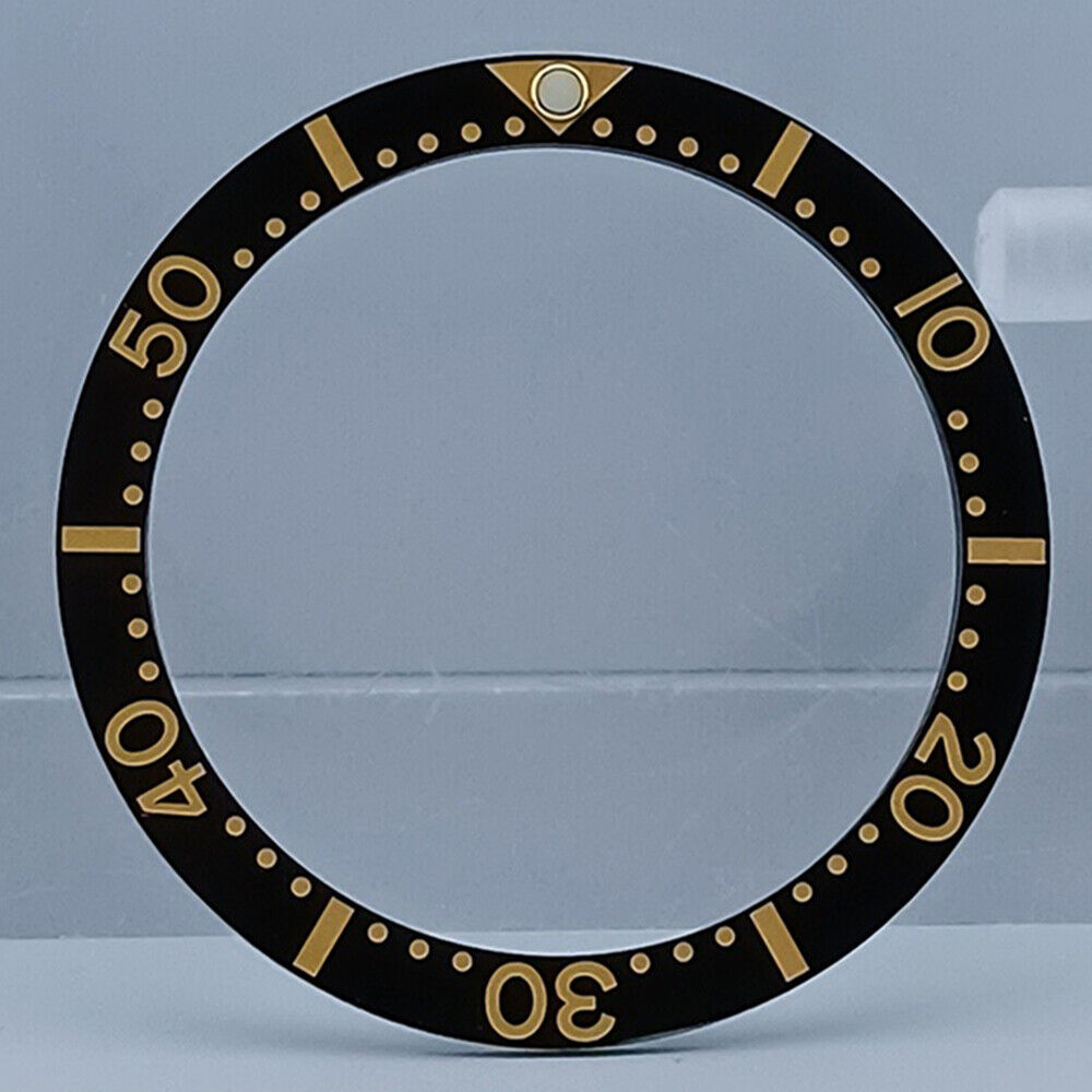 SUB ceramic watch bezel insert 33.65x27.3mm for women's watch customization, durable and stylish accessory.