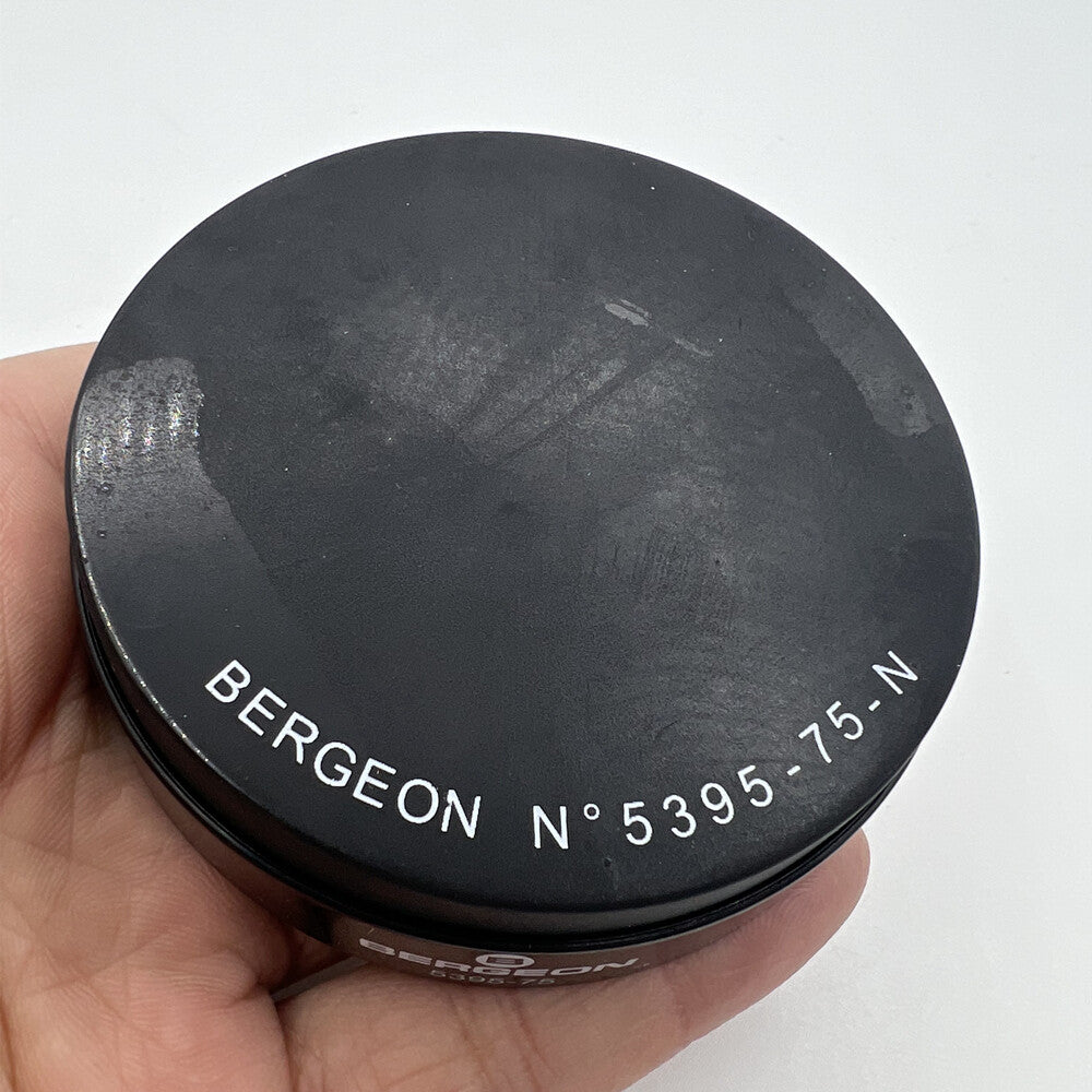 Bergeon 5395-75-N black gel watch case cushion 75mm for secure watch repairs and handling stability