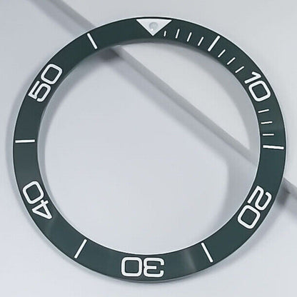 Ceramic blue luminous bezel ring 38.5mm by Conquest, adding style and durability to your watch.