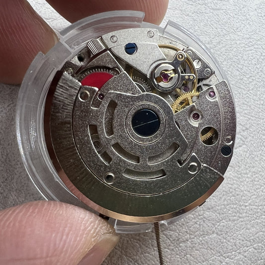 Dandong DL8218 Stern-Mond-Phase Silber Datum Woche Automatisches mechanisches Uhrwerk 