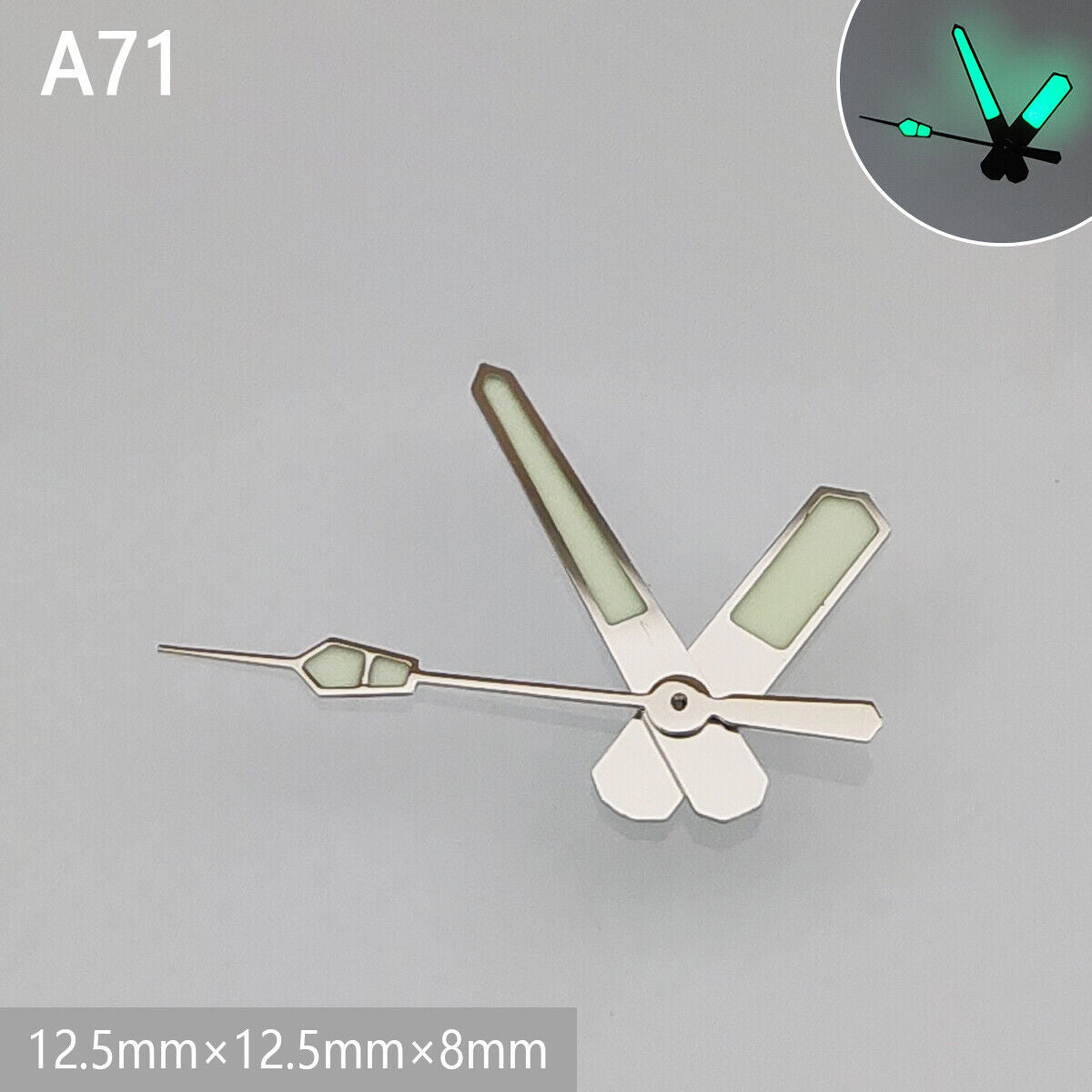 Accessories Watch Hands Green Luminous Suitable for NH35 NH36 Movement A50~A86