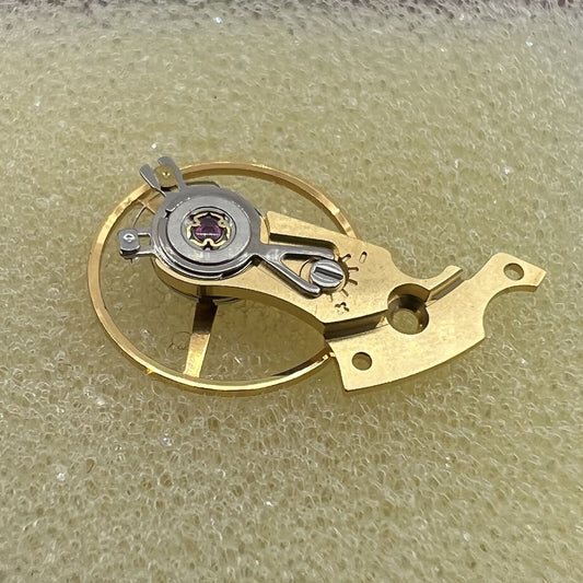 Golden balance wheel with splint for SW200 SW220 SW240 watch movements, precision part.