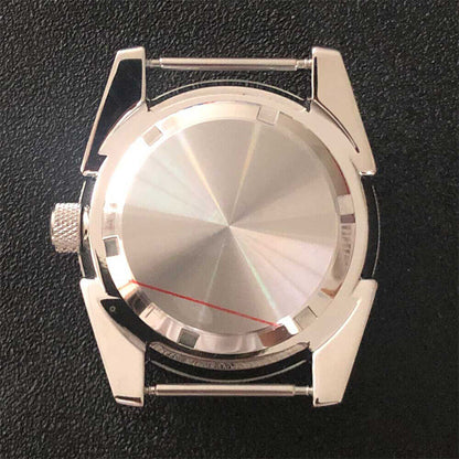316L stainless steel watch case with 43MM aluminum ring, waterproof for NH36/NH35 movements