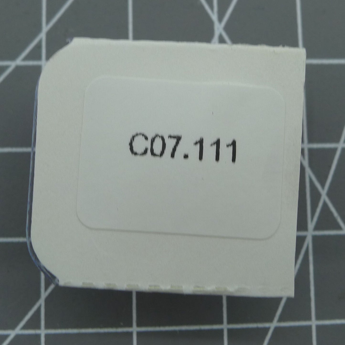 High-precision watch balance wheel with splint for ETA C07.111 movement, generic brand replacement part.