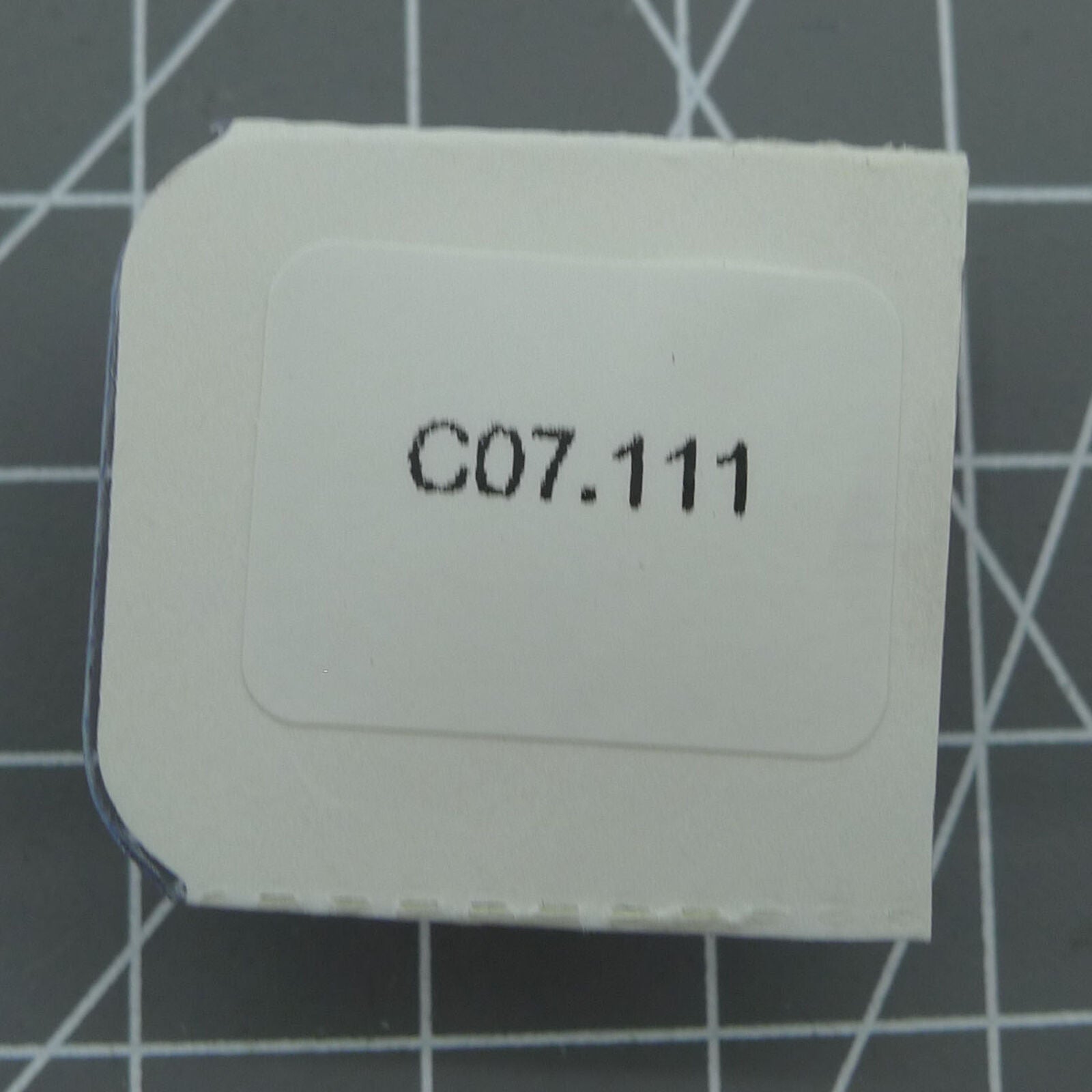 High-precision watch balance wheel with splint for ETA C07.111 movement, generic brand replacement part.