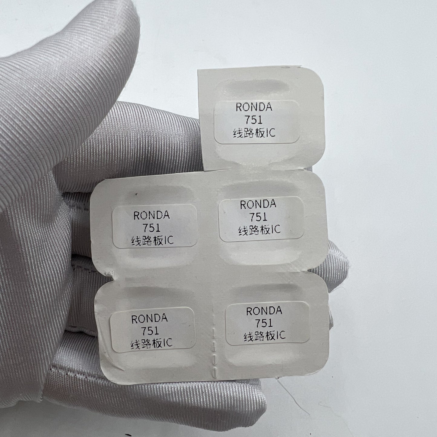 2 Stück Platine für Ronda 751 Uhrwerk Original Ersatzteile