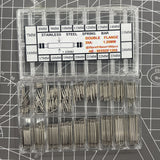 Double Flange Dia 1.2mm Stainless Steel Watch Spring Bar Kit 18 Sizes 360PCS/box