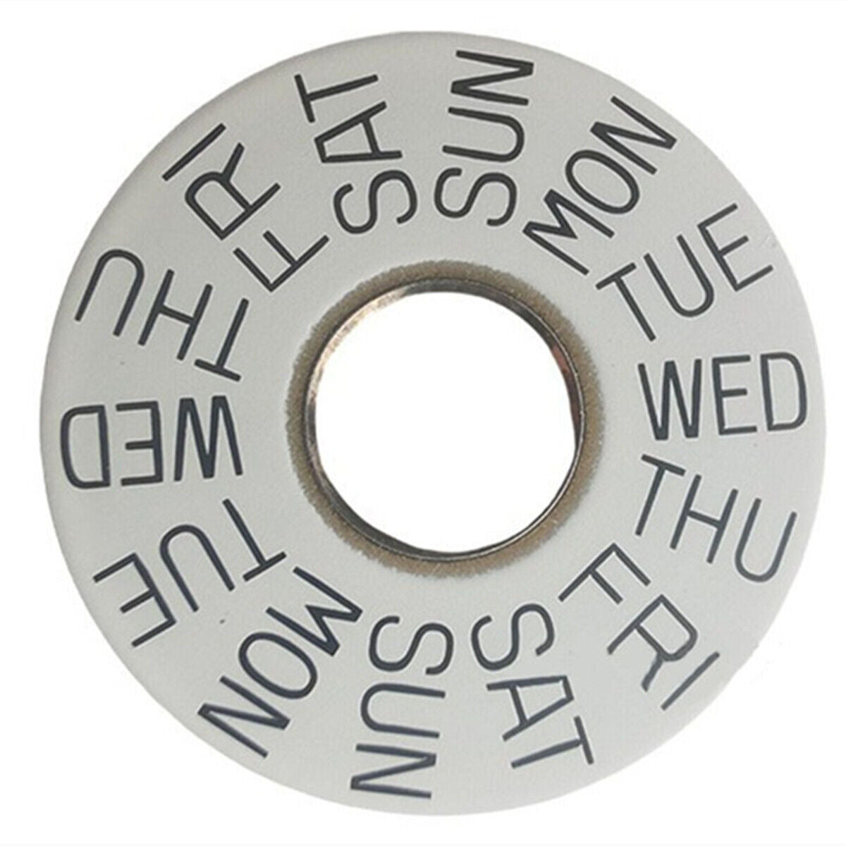 White Week disk wheel watch part for ETA7750 movement, enhancing accuracy and performance.