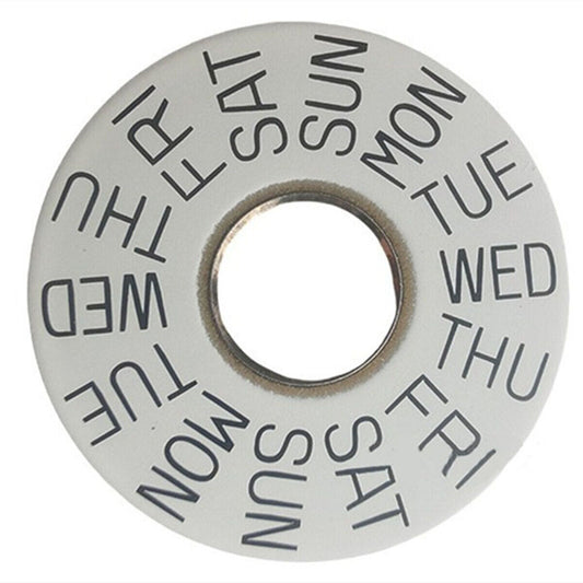 White Week disk wheel watch part for ETA7750 movement, enhancing accuracy and performance.