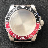 316L Stainless Steel Watch Case SUB Convex Sapphire Glass 40mm For NH35/NH36