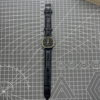 34mm Shanghai Factory Made Manual Mechanical Watch Black 19 Jews Shock-Resistant