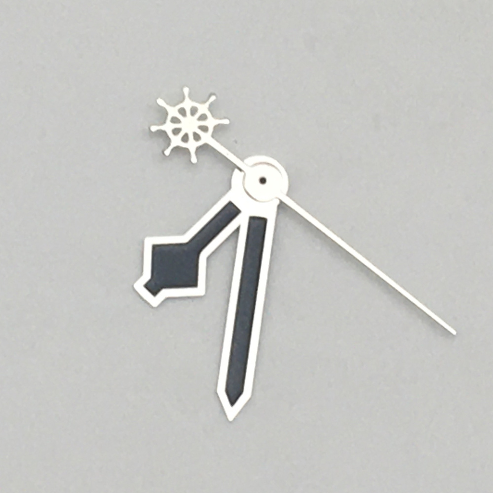 Precision watch hands set for NH35A/NH36A A40 movement, 8.5x12x12.5mm, ideal for repairing watches.