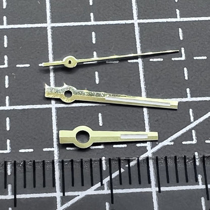 2 Sets Modifizierte Golden Trim Blaue Lume Zeiger für NH35 NH36 Uhrwerk