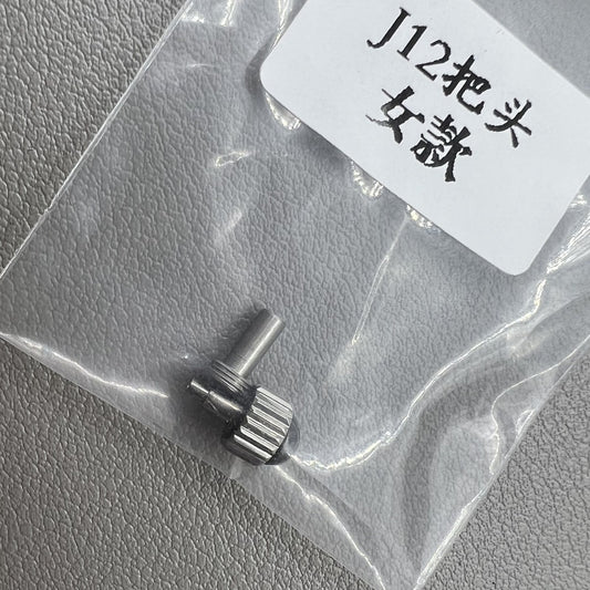 2 Sätze 5,5 mm schwarzer Keramikkronersatz Teil Generikum für J12 Lady Watch