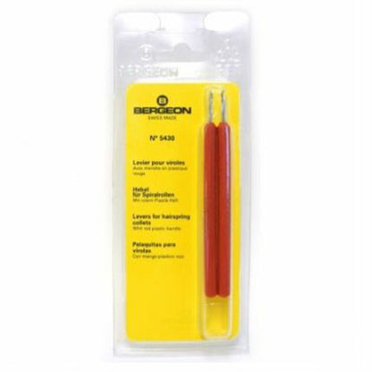 Leviers de pince de ressort d'horloger Bergeon 5430, largeur 1,80 mm, outil d'horloger