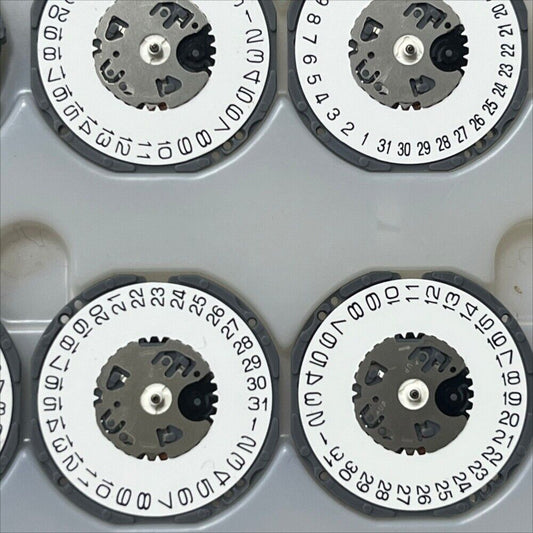 Japan Made Epson VJ32B quartz watch movement with single calendar at 3 o?clock for precise timekeeping