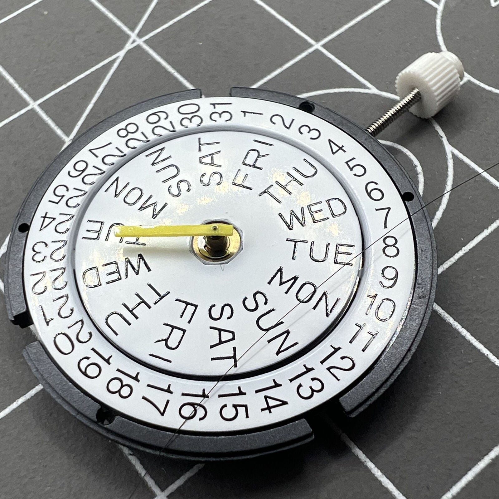 ISA317 quartz watch with 3 hands and double calendar display, ideal for stylish timekeeping.