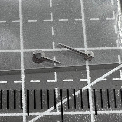 2er Set Silber Uhrenzeiger 3.5X5.0mm für Hattori Epson VX10 Uhrwerk