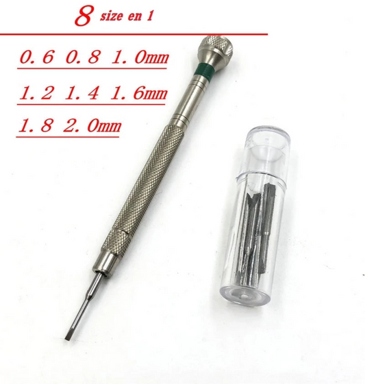 8 Size In 1 Torx Hex Precision Open Repair Screwdriver Set for Watch Cell Phone